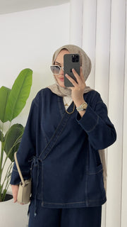 طقم جينز زارا