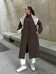 ترانشكوت مع سكارف