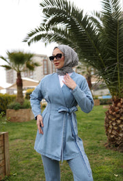 طقم جينز جديد