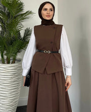 طقم تنورة